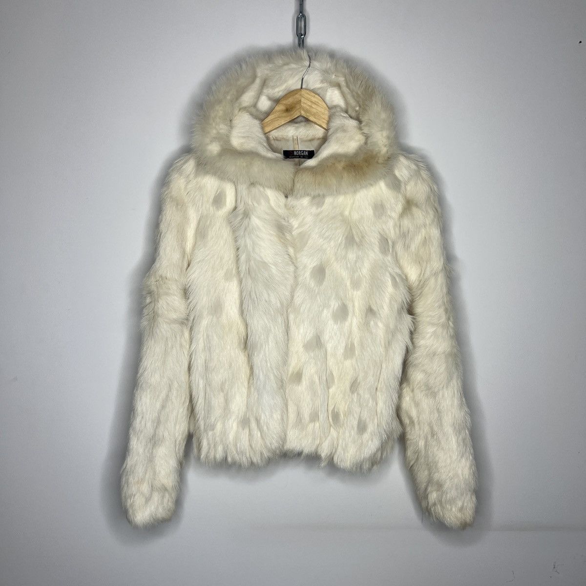 Morgan De Toi Morgan De Tou Vintage Fur Cropped Bomber Jacket RARE Size S / US 4 / IT 40 - 1 Thumbnail