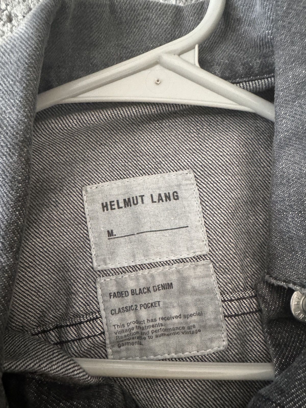 Helmut Lang Helmut Lang Vintage Denim Jacket Size US S / EU 44-46 / 1 - 2 Thumbnail