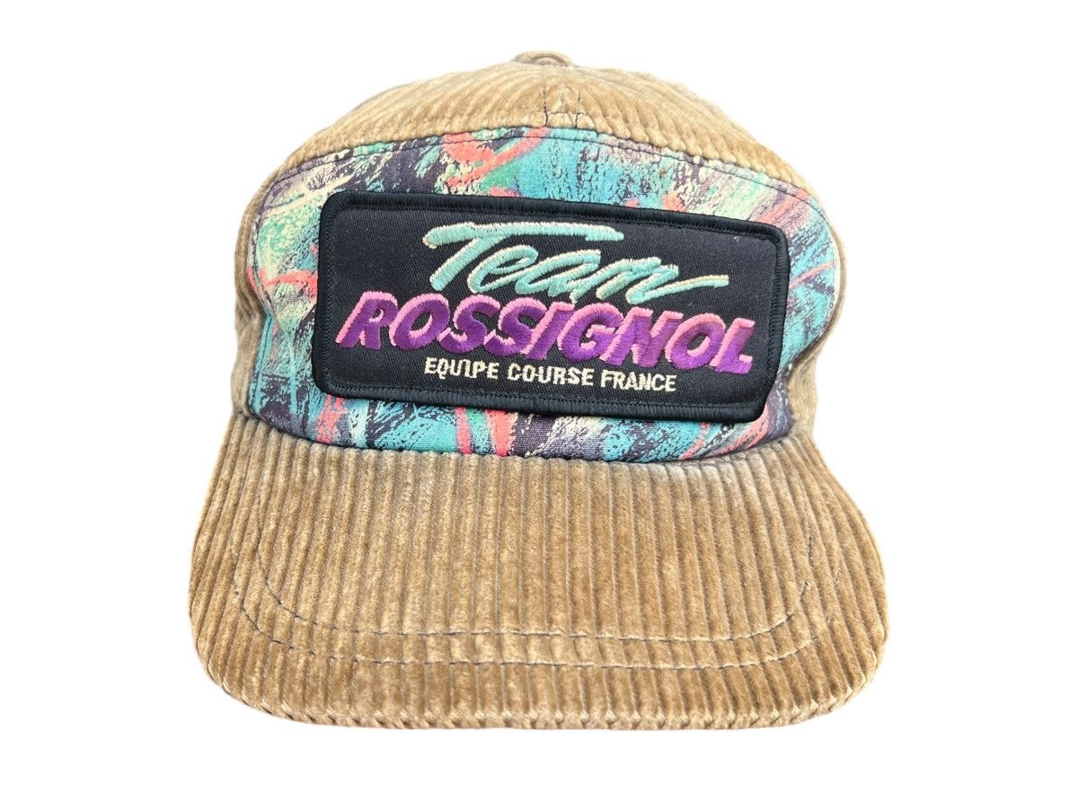 Rossignol Vintage 80s Rossignol Team Racing France Corduroy Hat Size ONE SIZE - 4 Thumbnail