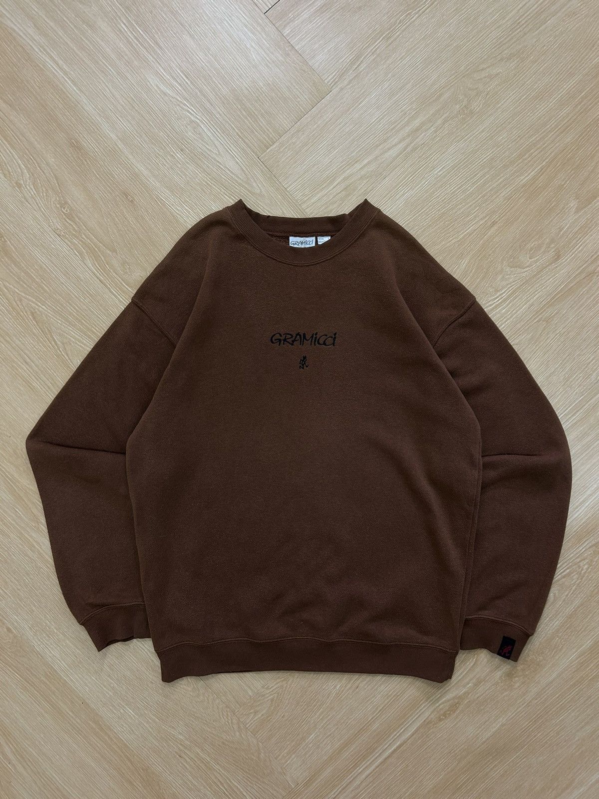 Designer × Grailed × Japanese Brand Vintage Gramicci crewneck sweatshirt centre logo Size US L / EU 52-54 / 3 - 1 Thumbnail