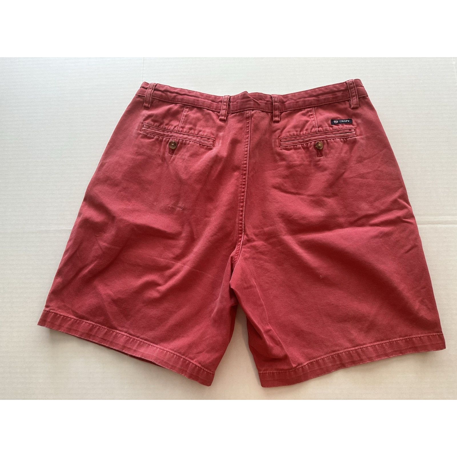 Chaps Chaps Ralph Lauren Men's Chino Shorts Dark Pink Sz 36 Cotton Size US 36 / EU 52 - 14 Thumbnail