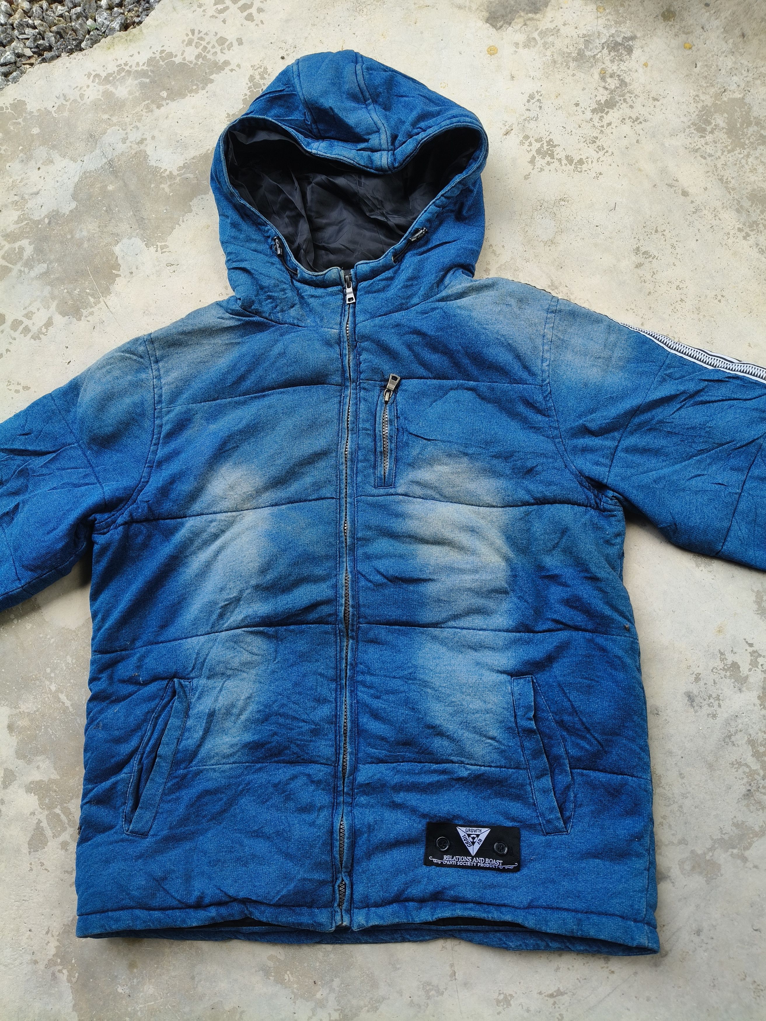 Other Growth by Grail Quilted hoodie Jeans Style Size US L / EU 52-54 / 3 - 5 Thumbnail