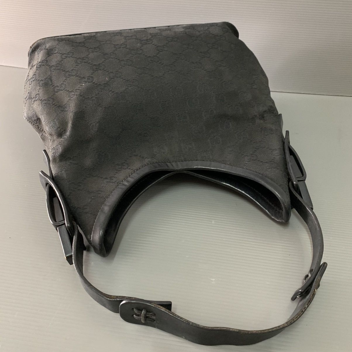 Gucci Gucci Monogram Black Hobo Bag Size ONE SIZE - 11 Thumbnail