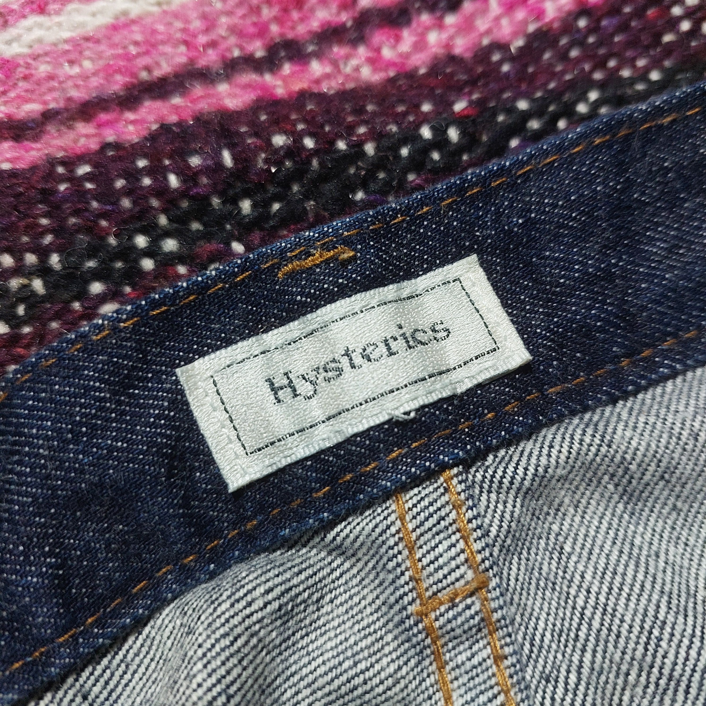 Hysteric Glamour Hysteric Glamour Oaklan Riders indigo denim Size US 28 / EU 44 - 9 Thumbnail