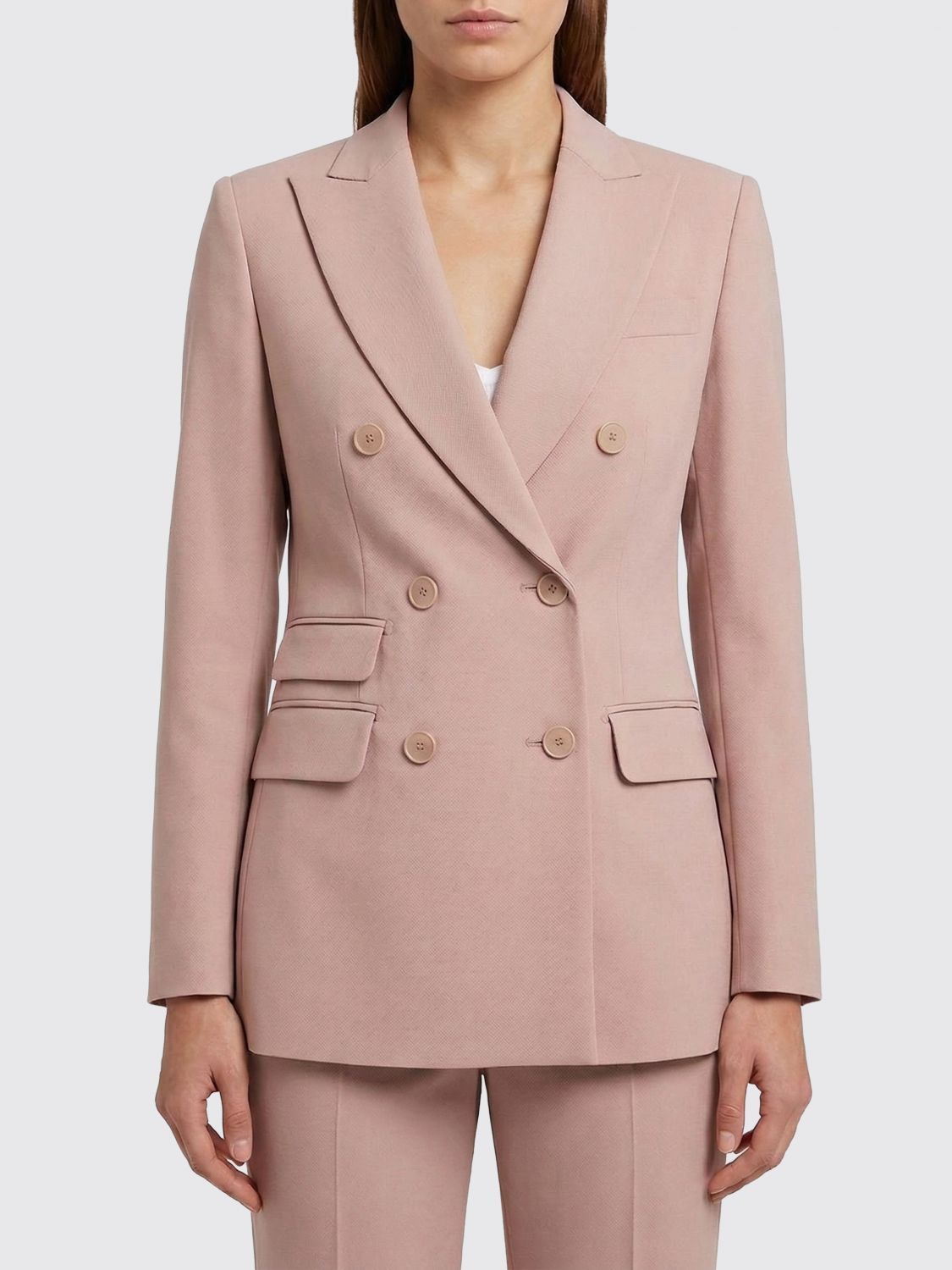 Max Mara Max Mara Jacket Woman Pink Size XS / US 0-2 / IT 36-38 - 1 Thumbnail