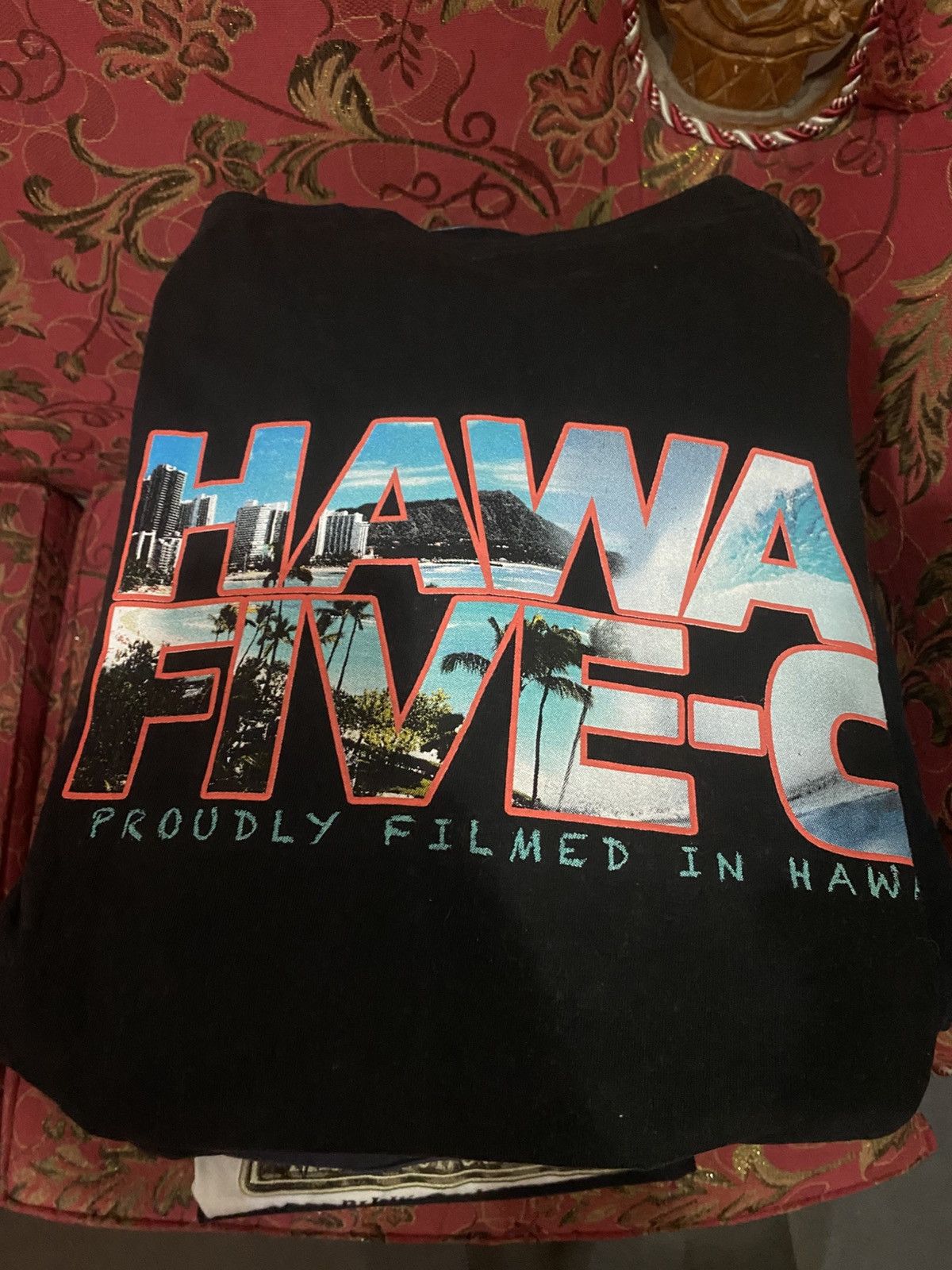Other Vintage Hawaii Five-0 Film Crew T-Shirt – Black Hanes Size US XL / EU 56 / 4 - 6 Thumbnail