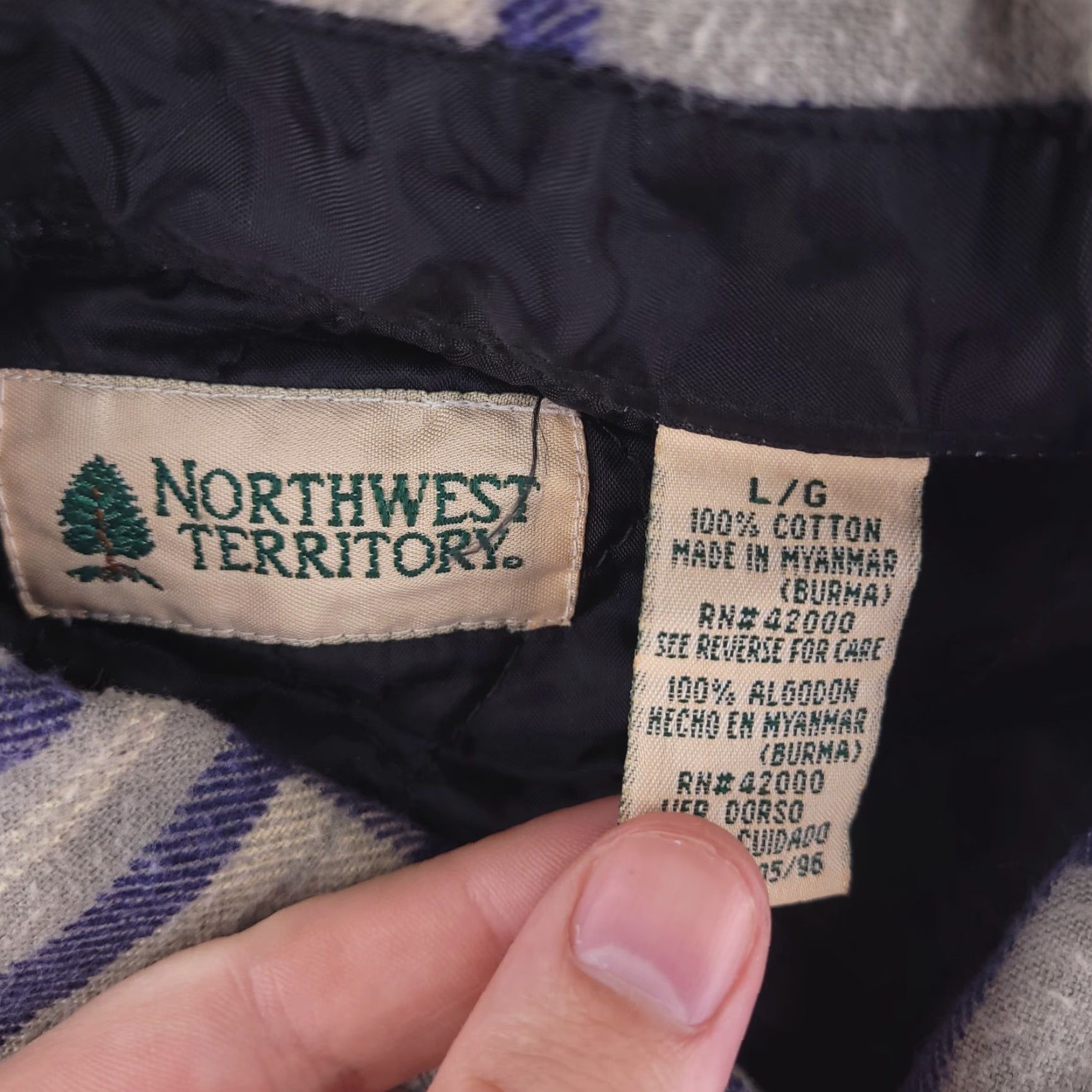 Vintage VINTAGE Northwest Territory Mens Large Chore Work Insulated Flannel Quilted Size US L / EU 52-54 / 3 - 2 Thumbnail