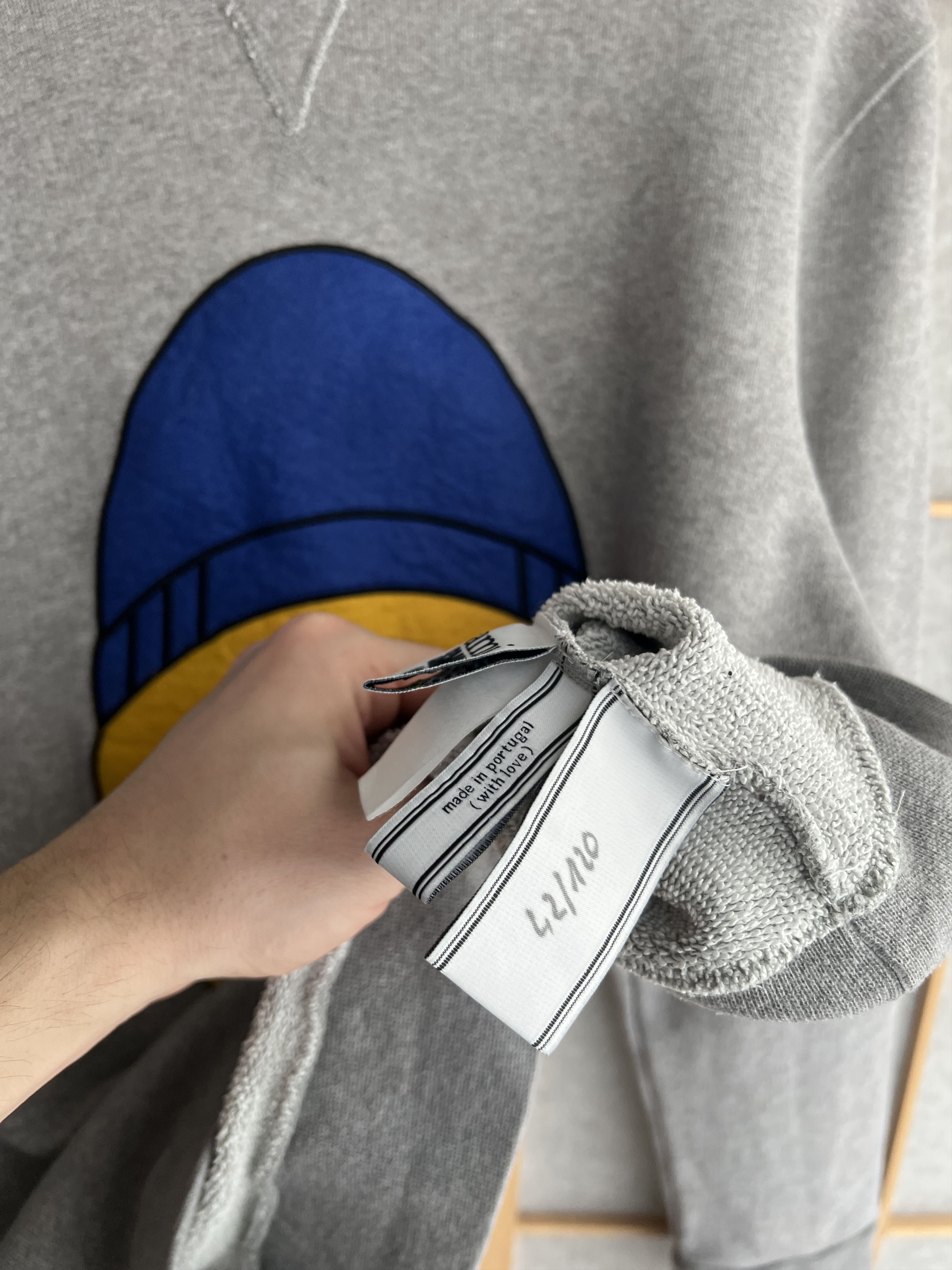 AMI Rare AMI x Smiley Happy sweatshirt graphic big face logotype Size US M / EU 48-50 / 2 - 12 Thumbnail