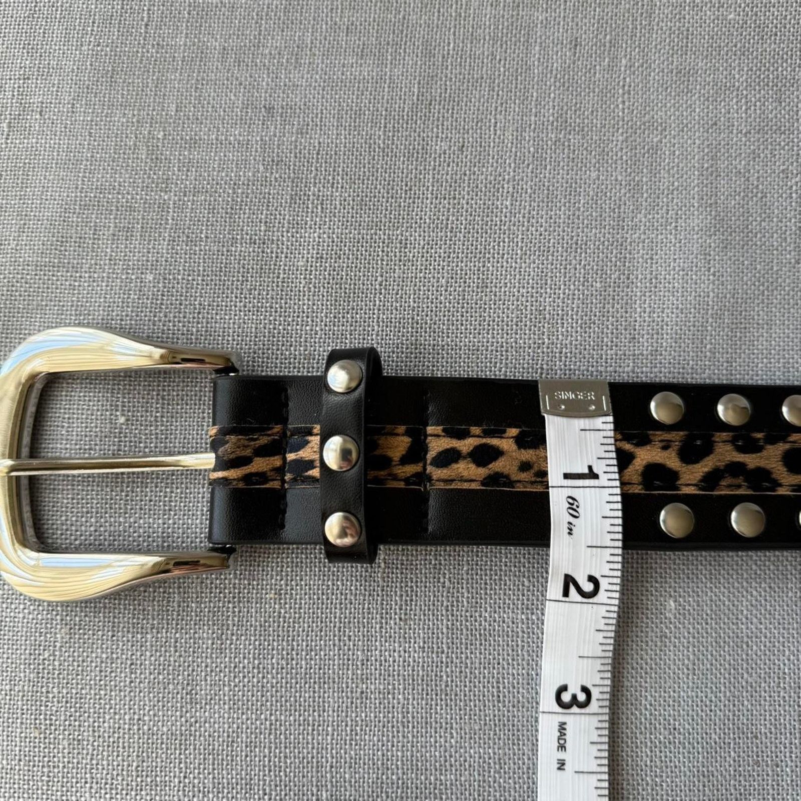Other Leopard print black and tan Size 32 - 4 Thumbnail