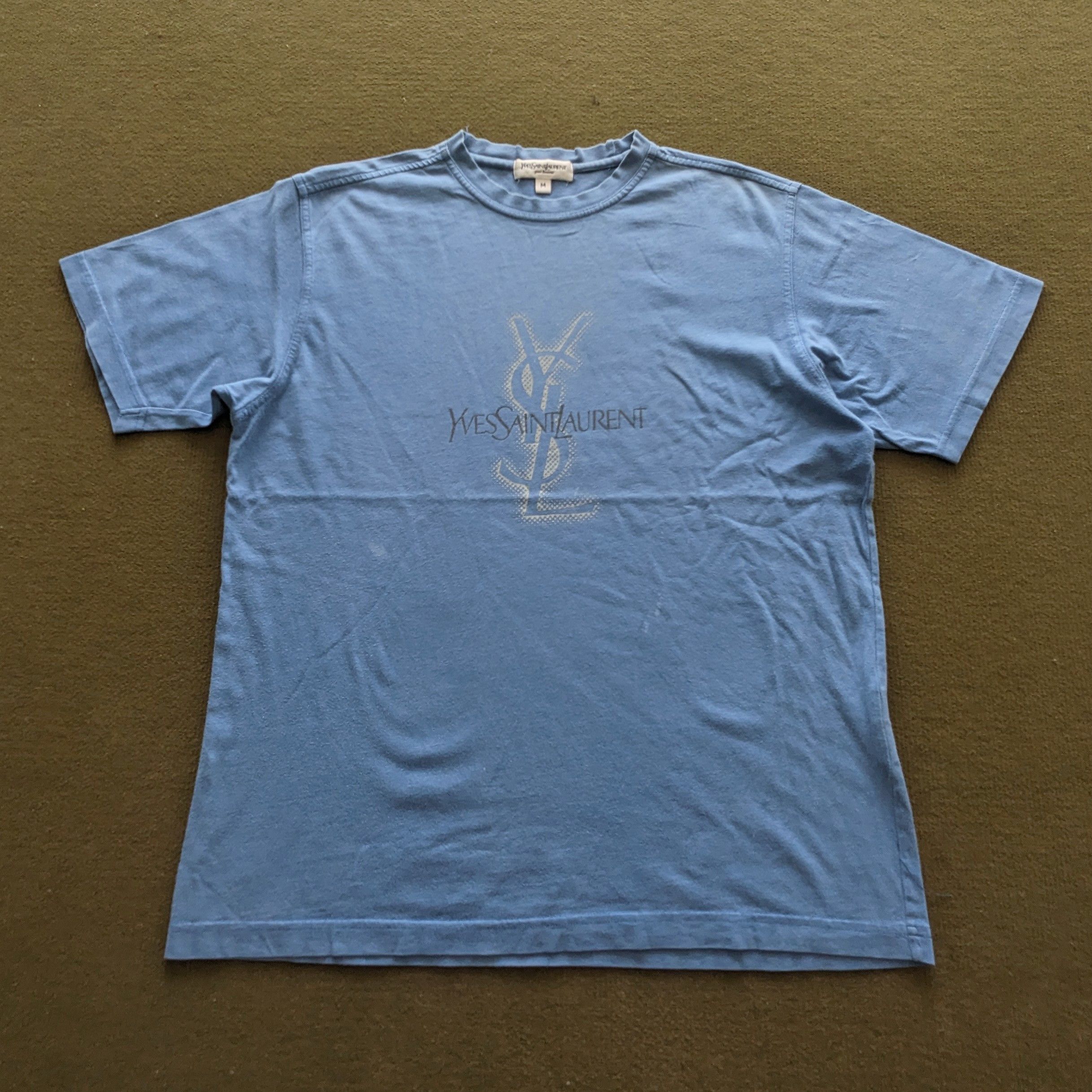Yves Saint Laurent Vintage Yves saint Laurent Luxury Brand T-shirt Size US L / EU 52-54 / 3 - 1 Thumbnail