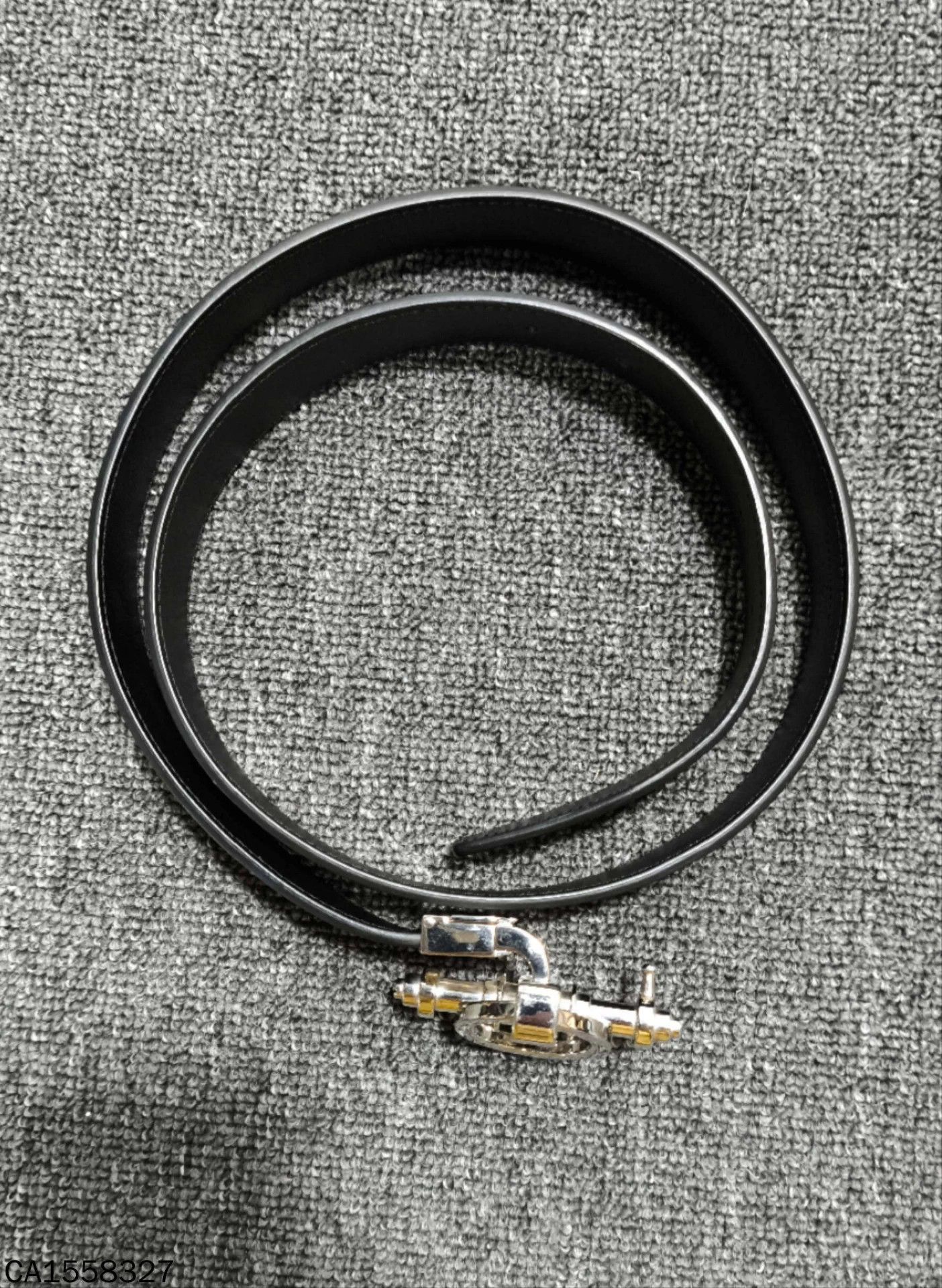 Givenchy GIVENCHY silver buckle black belt Size ONE SIZE - 2 Thumbnail