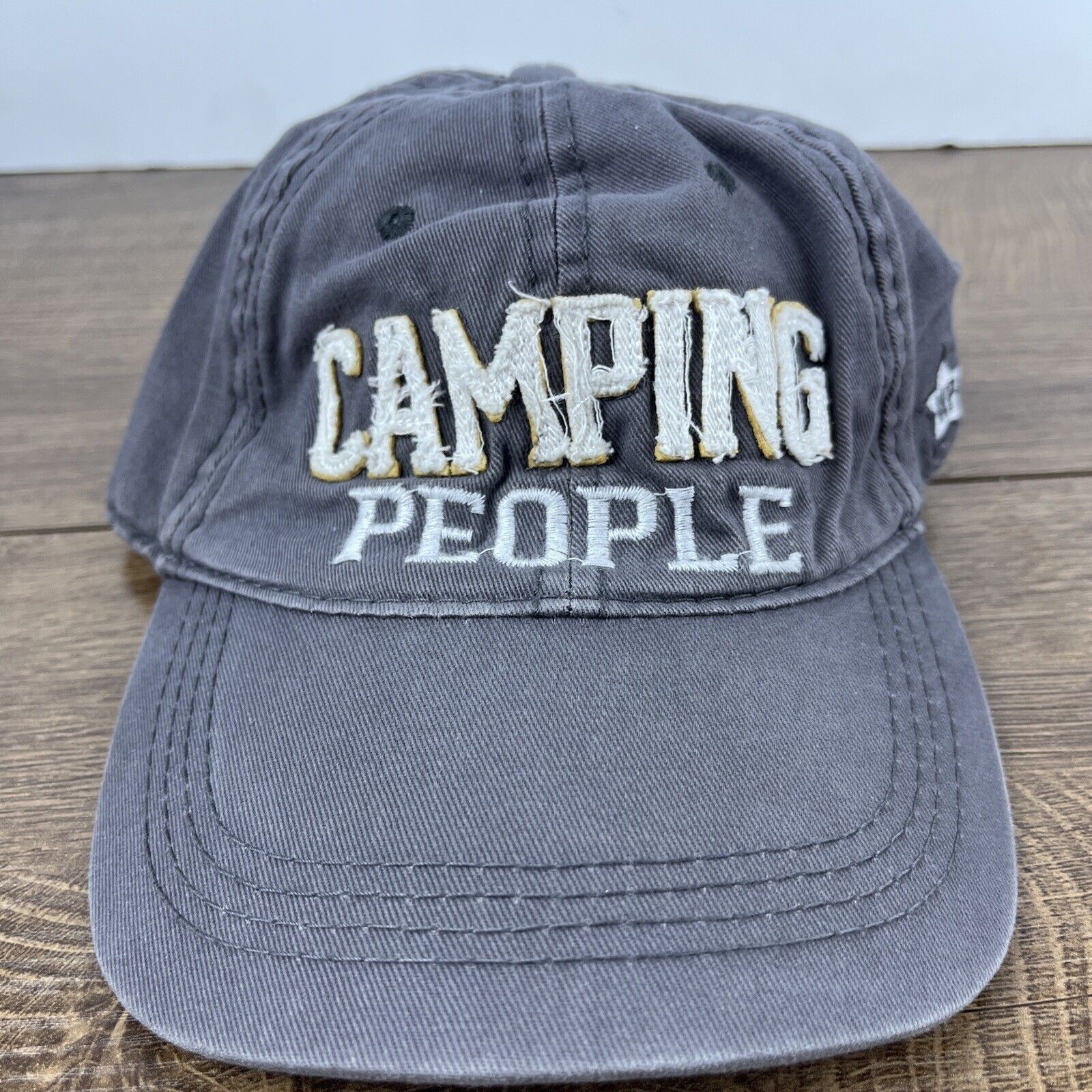 Other Camping People Hat Caming Hat Gray Hat Adjustable Gray Adult Size ONE SIZE - 4 Thumbnail