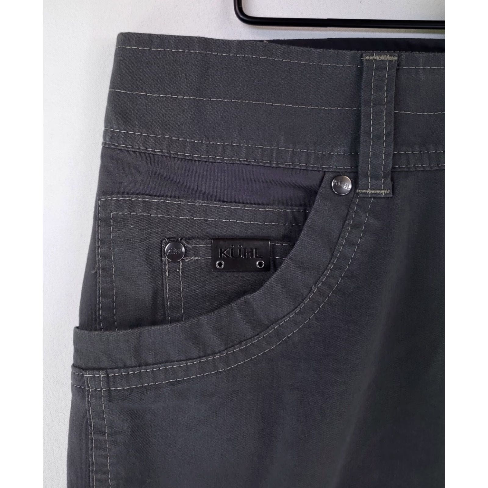Vintage **Kuhl Mens Chino Pants 37 Gray** User: Kuhl Mens Chino Pants 37 Gray Size US 37 - 2 Thumbnail