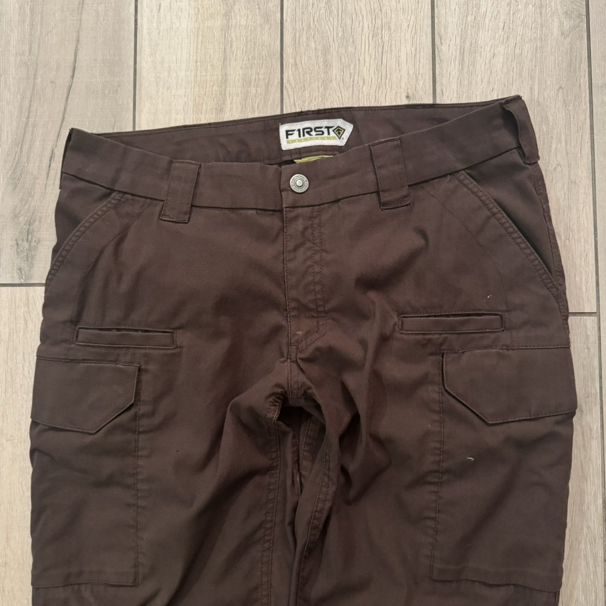 Carhartt × First MFG Co. × JNCO Vintage Y2K Earth Tone Brown Baggy Double Knee Cargo Pants Size US 36 / EU 52 - 2 Thumbnail