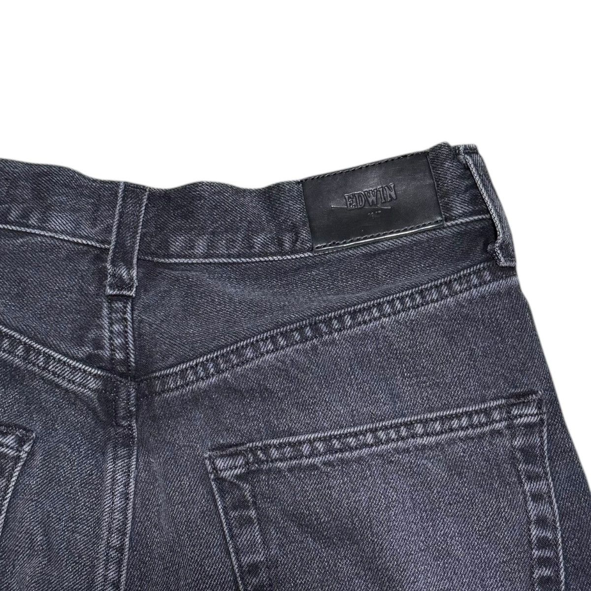 Edwin Edwin Cai Short Black 6” Inseam Cut Off Shorts Women’s 27” Size 27" / US 4 / IT 40 - 2 Thumbnail