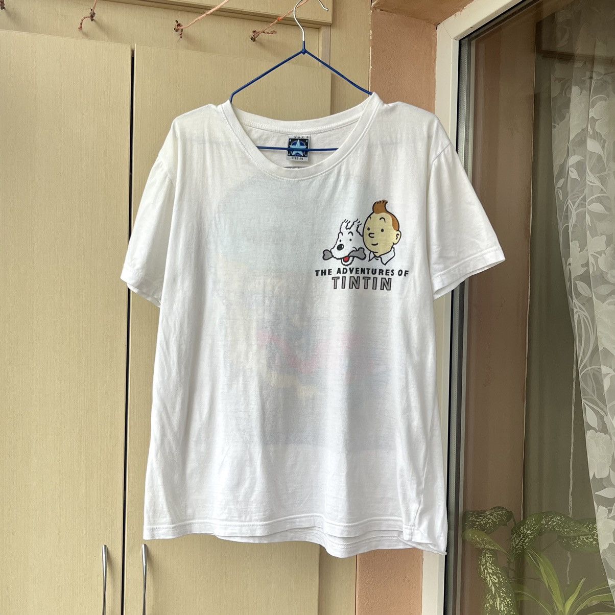Cartoon Network × Vintage Vintage Adventures Of Tintin Land of Black Gold T-Shirt Size US M / EU 48-50 / 2 - 2 Thumbnail