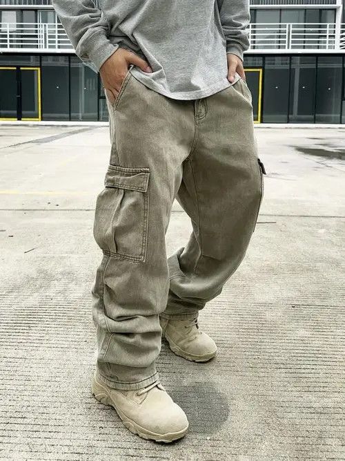 Japanese Brand Cargo Loose Fit Pants Gorpcore Size US 32 / EU 48 - 1 Thumbnail