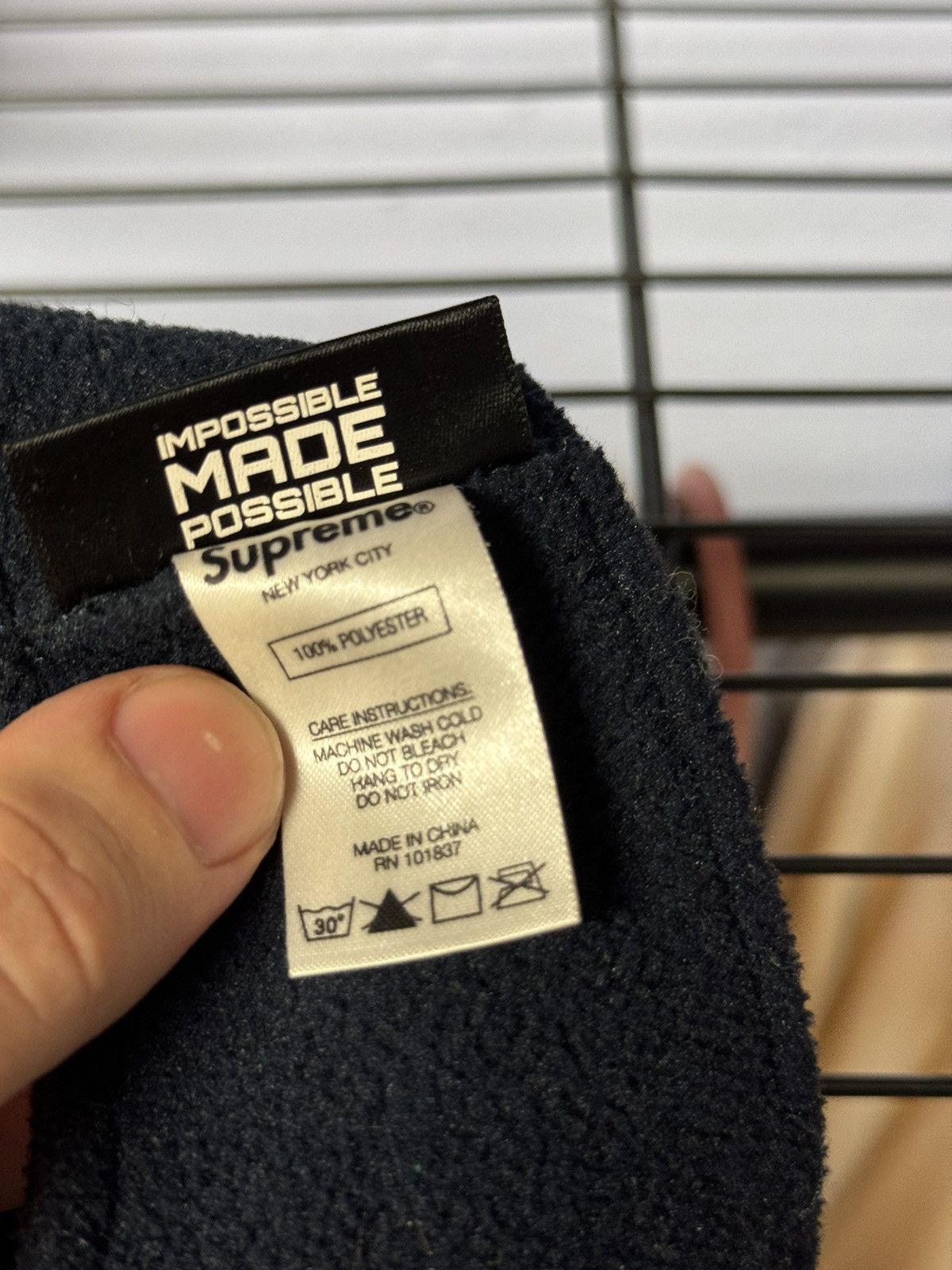 Polartec × Supreme Supreme Polartec Headband Navy OS Size ONE SIZE - 4 Thumbnail