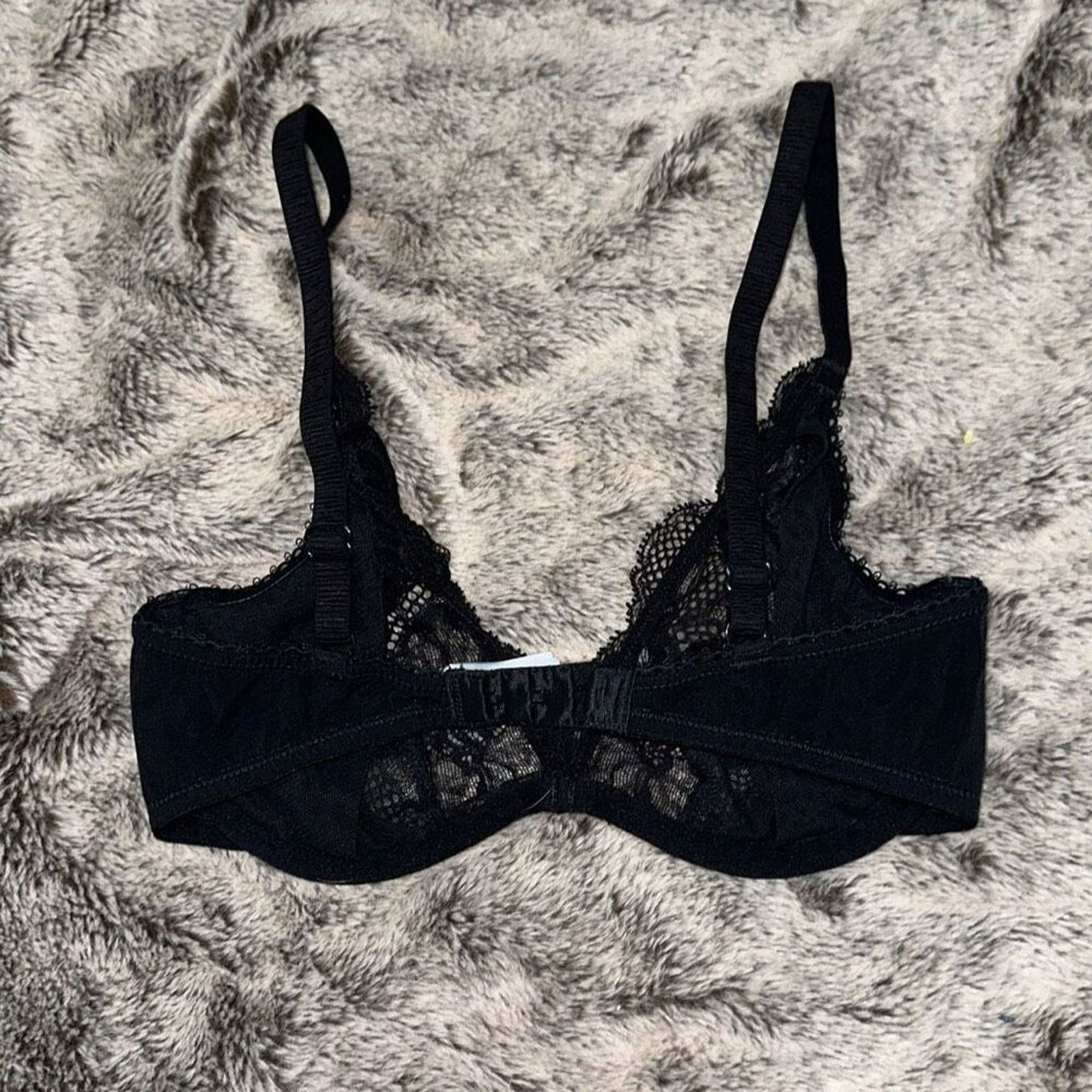 Other Wacoal Black Lace Underwire Bra | Sz 30D Size ONE SIZE - 4 Thumbnail