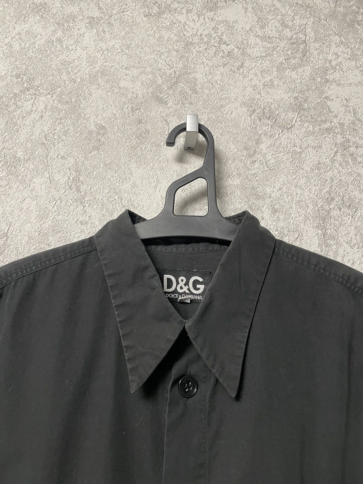 Dolce & Gabbana Vintage Dolce Gabbana D&G Black Slim Fit Long Sleeve Shirt Size US L / EU 52-54 / 3 - 9 Thumbnail