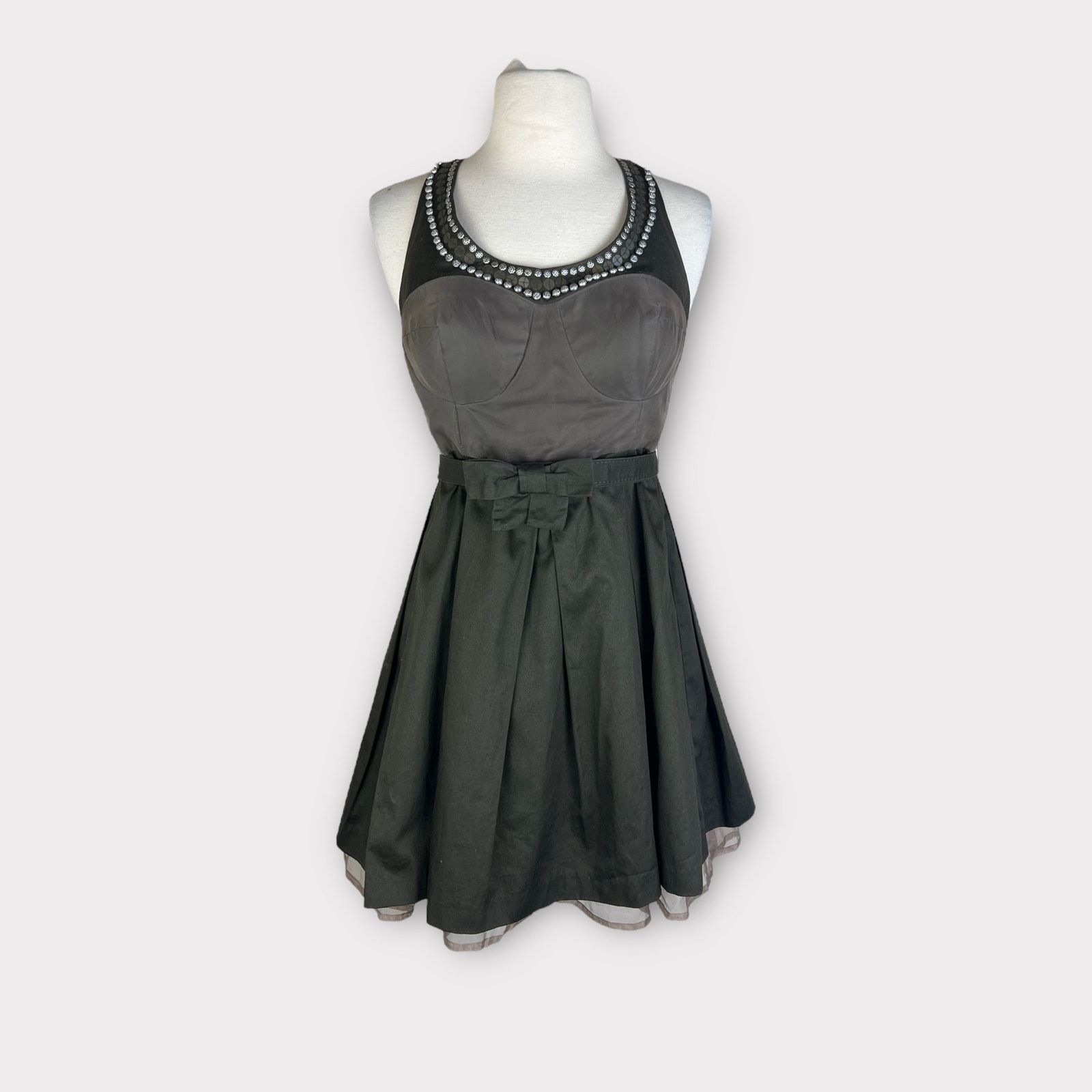 Vintage Twelve by Twelve | Vintage Y2K Skater Cutout Dress | Small Size S / US 4 / IT 40 - 5 Thumbnail