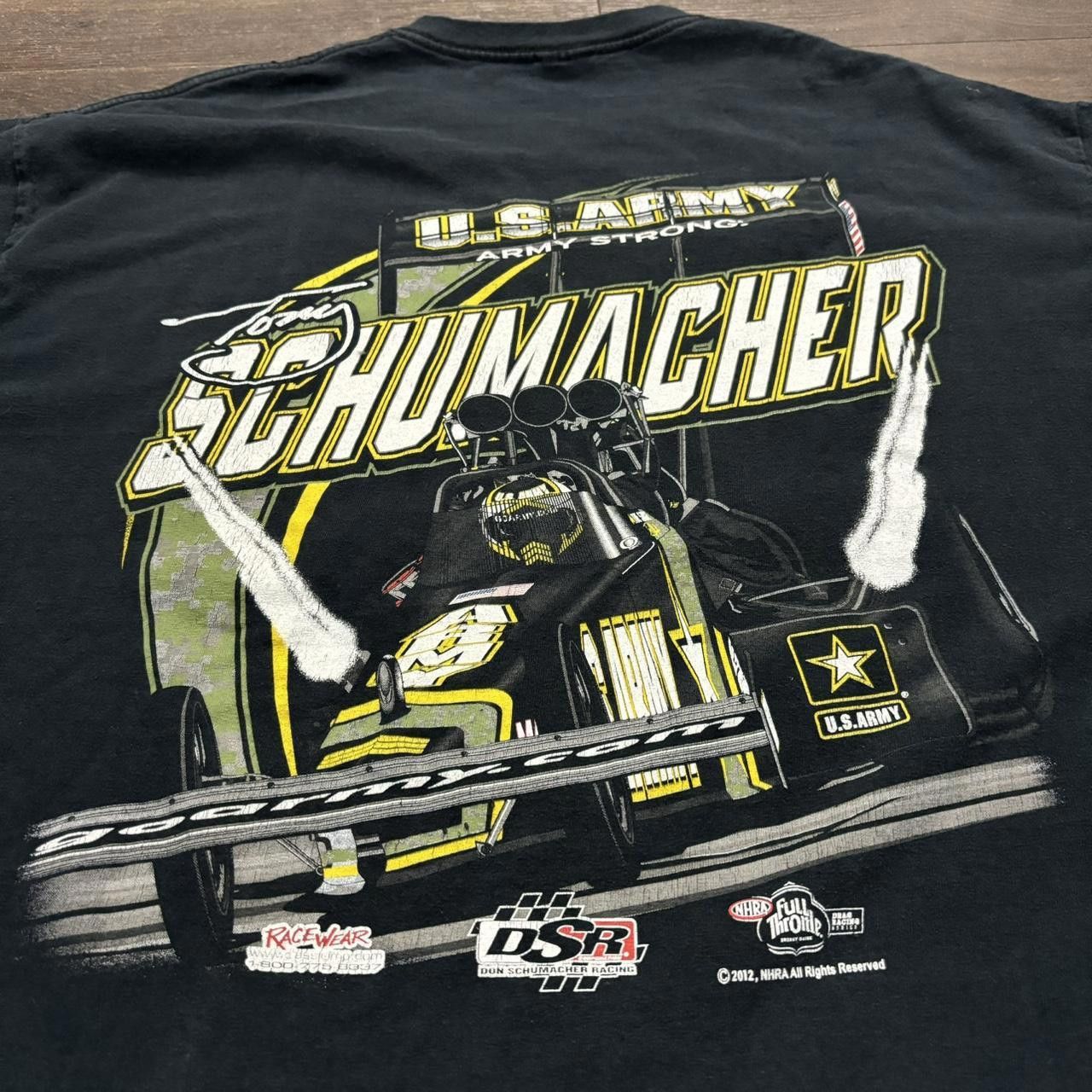 Gildan vintage Tony Schumacher us army racing T Shirt 2012 XL Size US XL / EU 56 / 4 - 5 Thumbnail