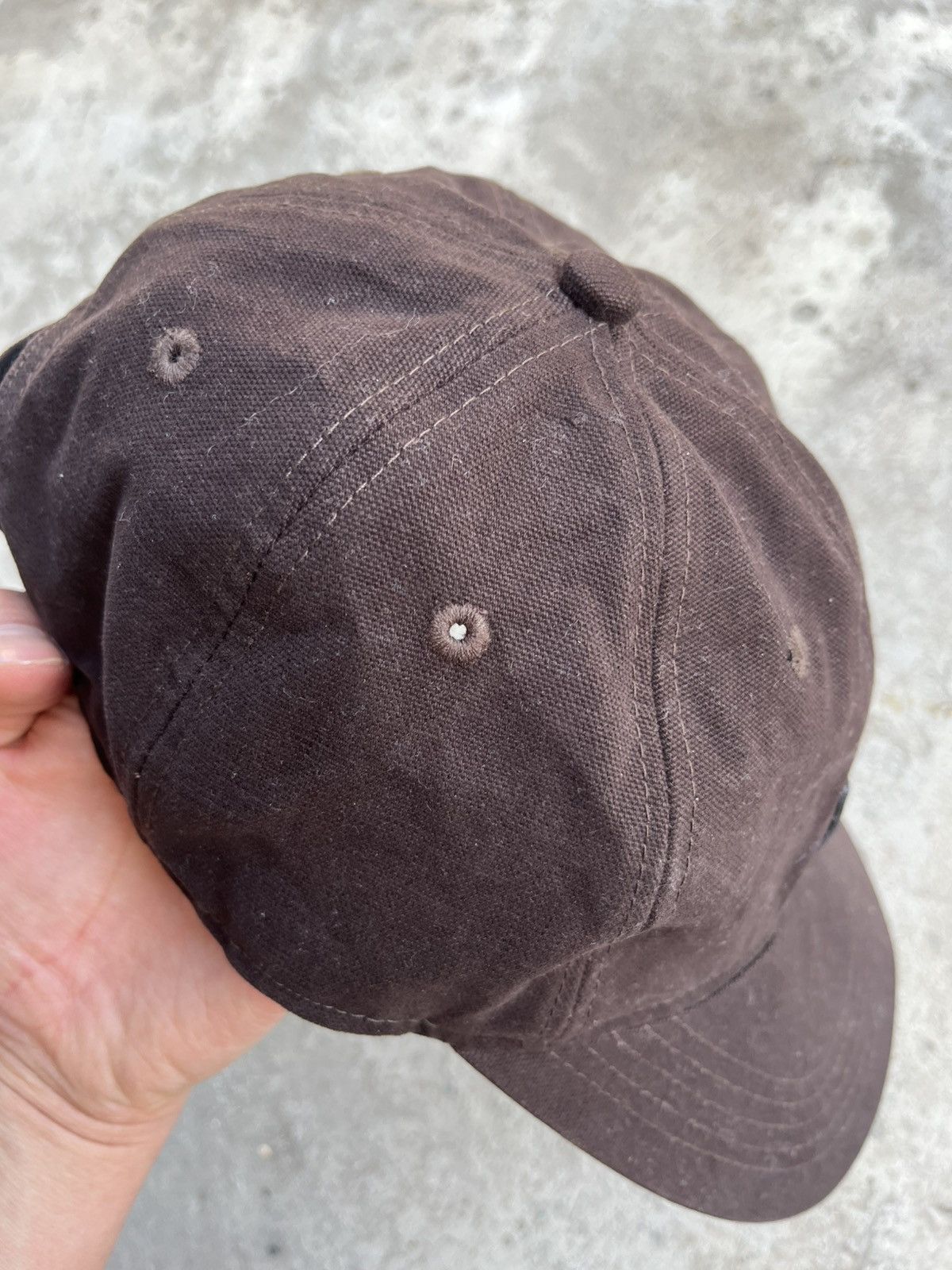 Carhartt Vintage Carhartt Brown Five Panel Streetwear Cap Hat Y2K Size ONE SIZE - 12 Thumbnail