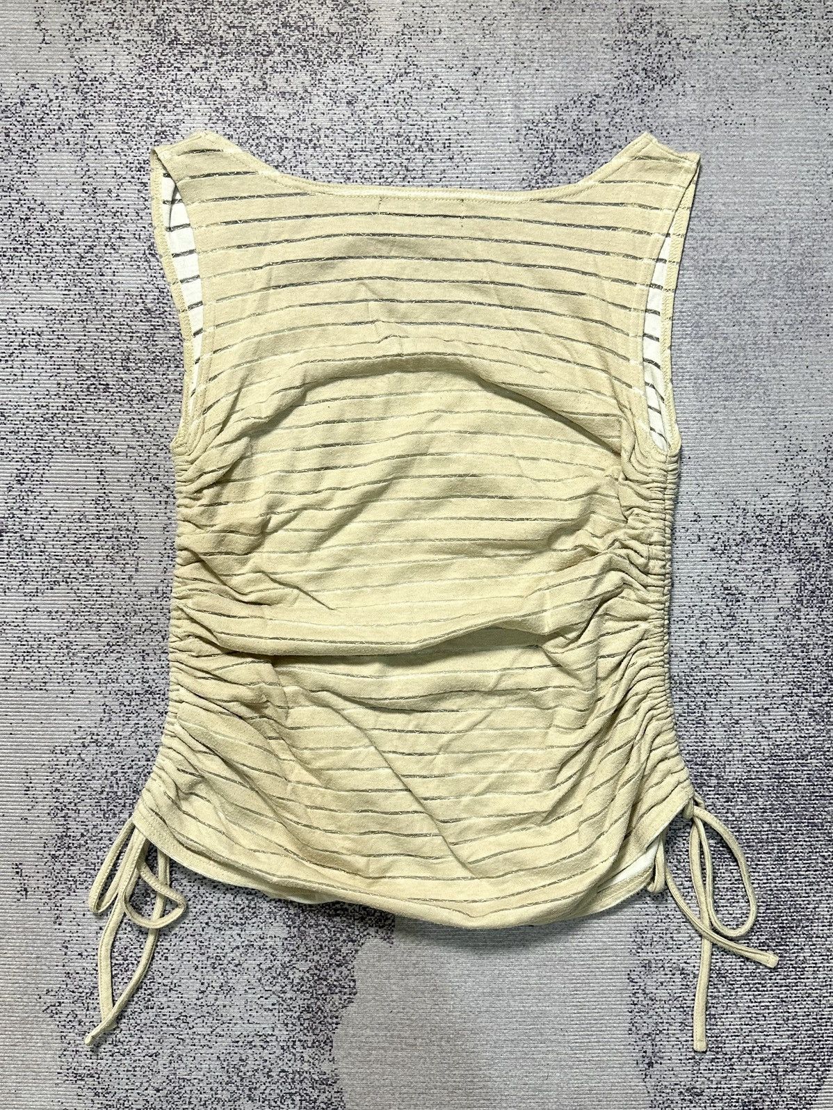 Tornado Mart Tornado Mart Crinkle Pleats Tank Top Y2k Style Size US XS / EU 42 / 0 - 6 Thumbnail