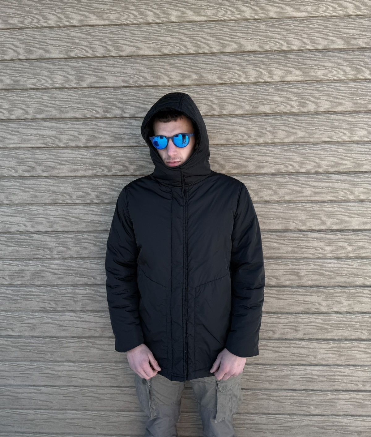 C.P. Company C.P. Company Vintage Black Hooded Insulated Jacket Italy 46 Size US S / EU 44-46 / 1 - 1 Thumbnail