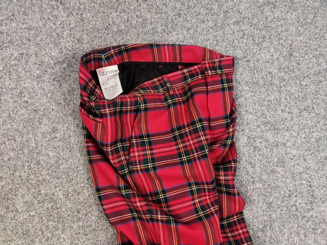 RED Valentino Red Valentino Wool Tartan Pattern Women's Trouser Pants Size 38" / US 16 / IT 52 - 4 Thumbnail