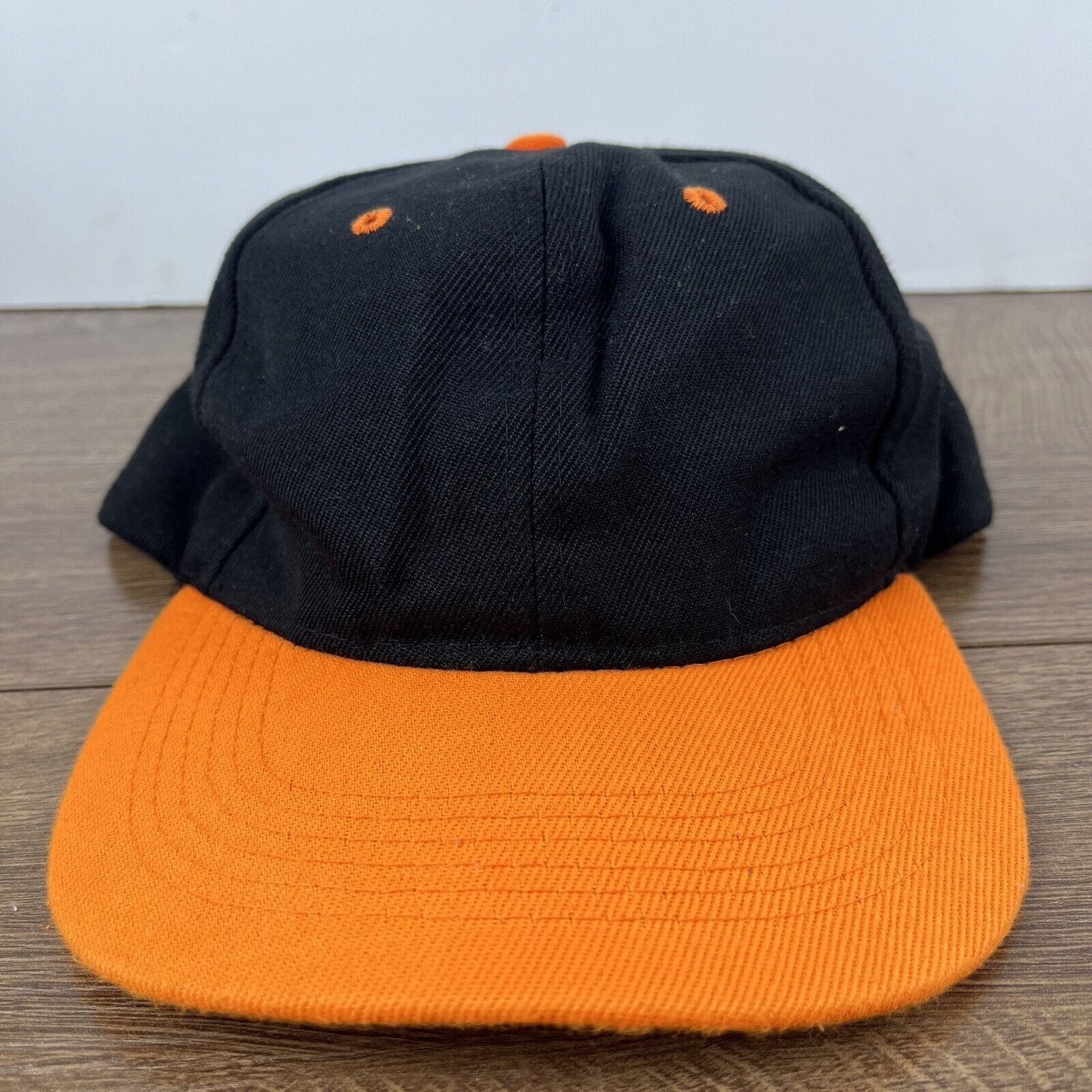 Other Black Orange Baseball Hat Adjustable Adult Size Hat Black Ca Size ONE SIZE - 3 Thumbnail