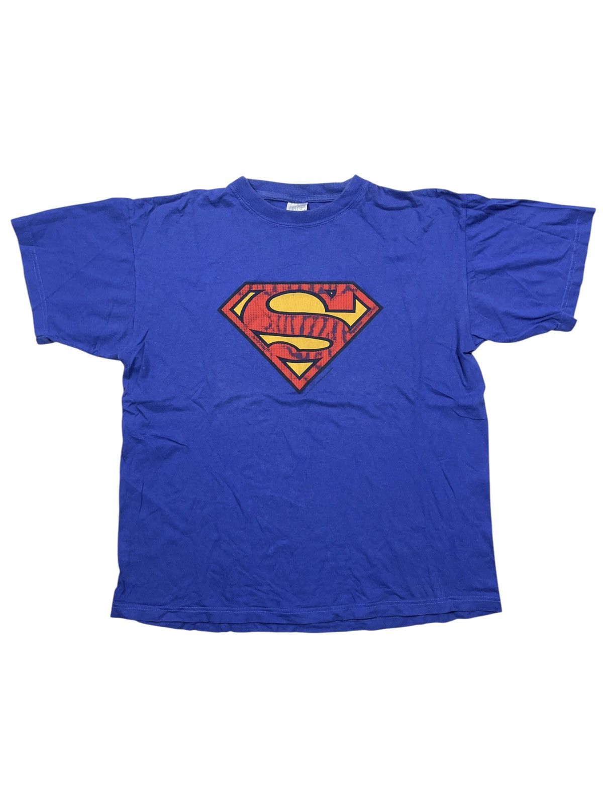 DC Comics × Marvel Comics × Vintage Vintage 90s Superman Tee worn by Adam Sandler Size US L / EU 52-54 / 3 - 2 Thumbnail