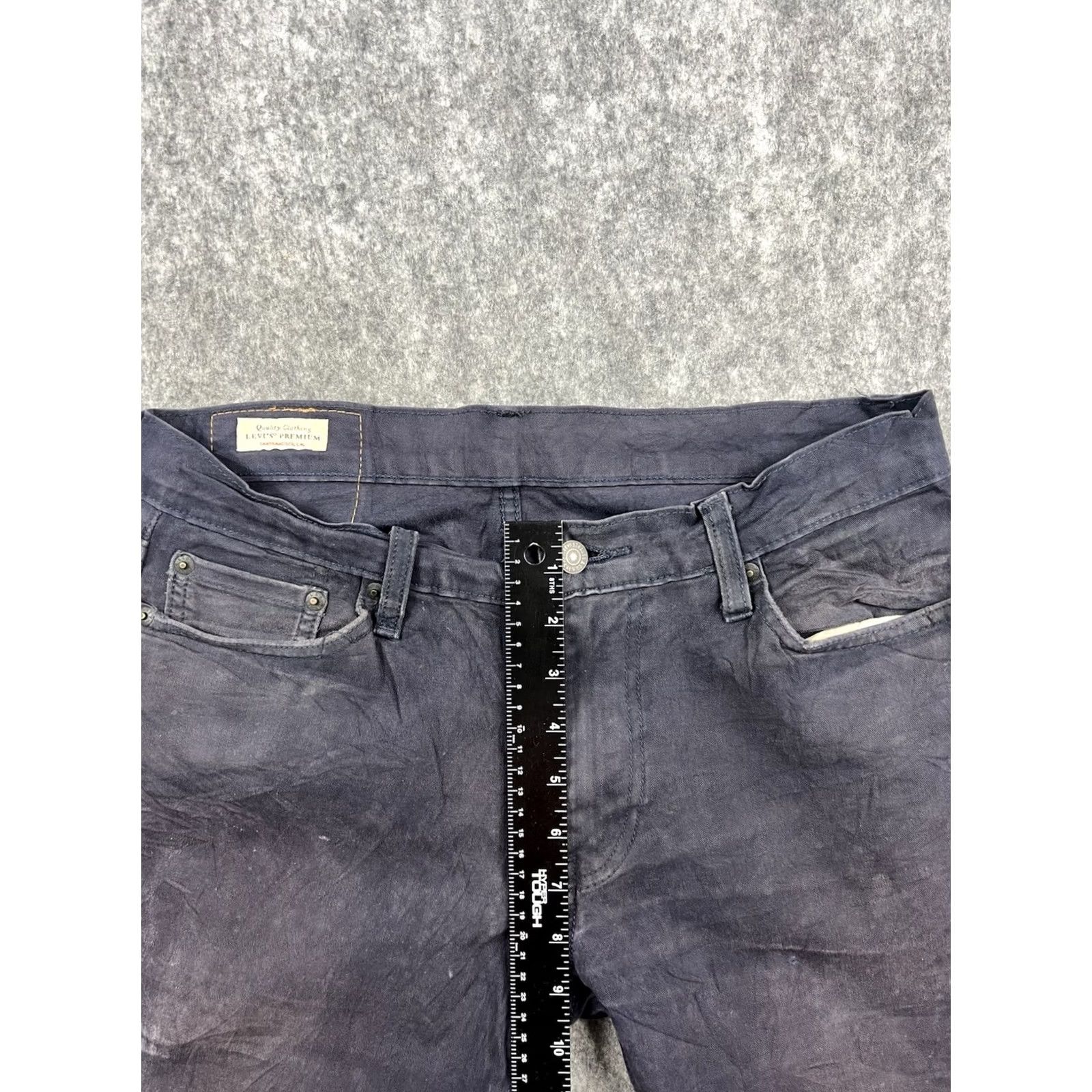 Levi's Levi'S 511 Premium Pants Men Navy Blue Slim Fit Straight Leg Jeans - Mens - Sz 30x30 Size US 30 / EU 46 - 6 Thumbnail