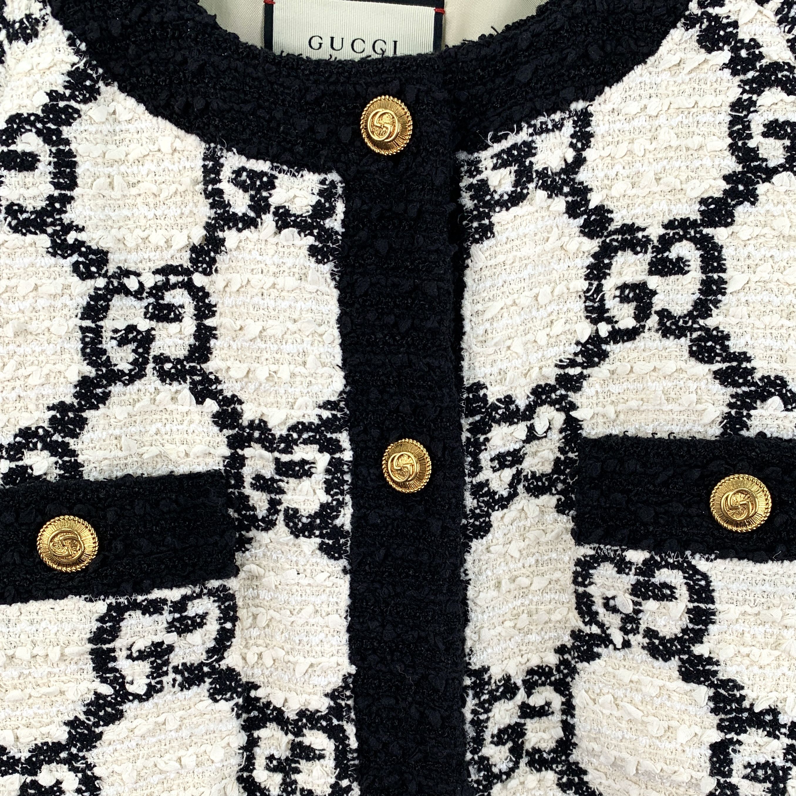 Gucci Gucci Jacket – Colorblock Cotton Button-Up Jacket (Size M) Size M / US 6-8 / IT 42-44 - 6 Thumbnail