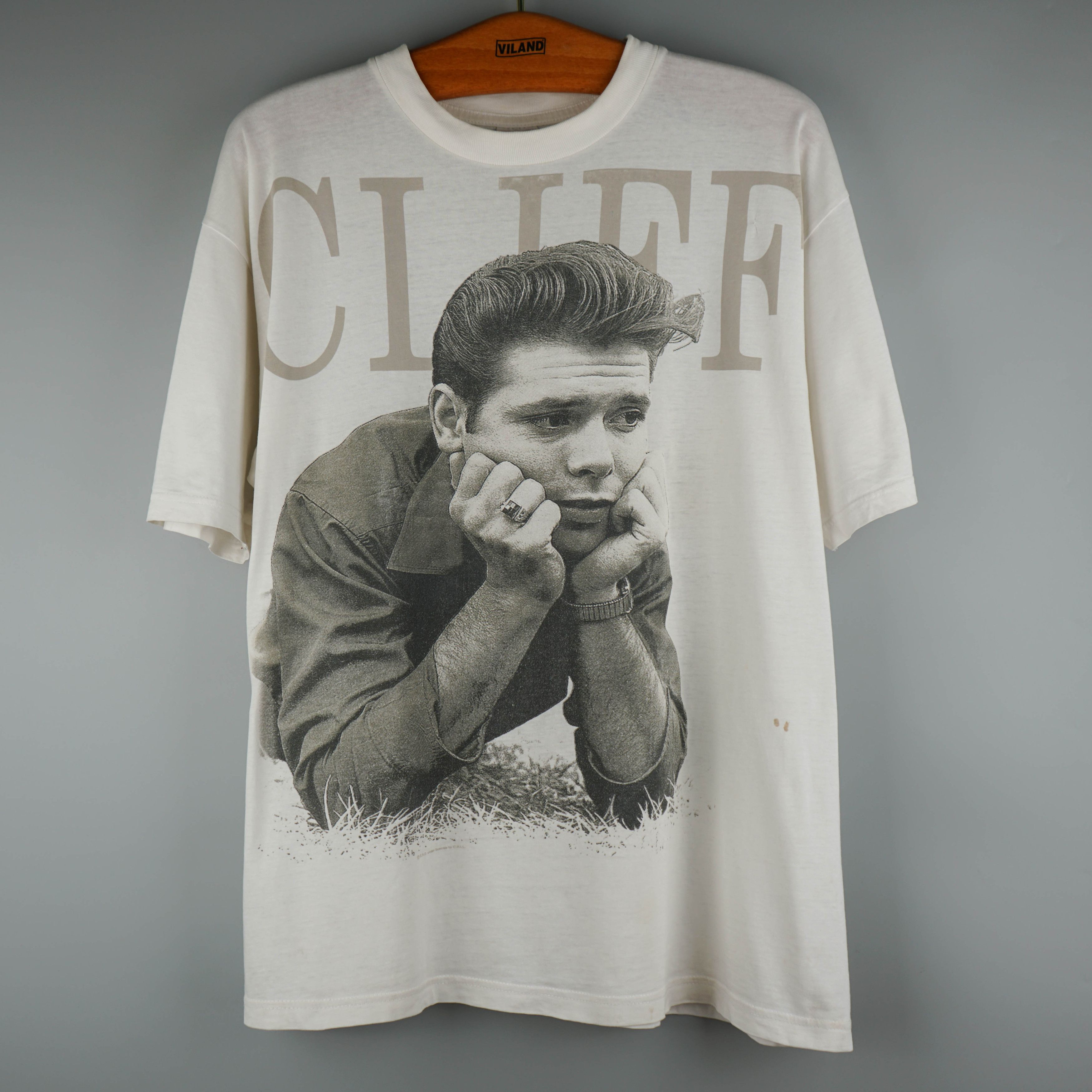 Band Tees × Vintage Vintage 1994 Cliff Richard T-Shirt Size US XL / EU 56 / 4 - 1 Thumbnail