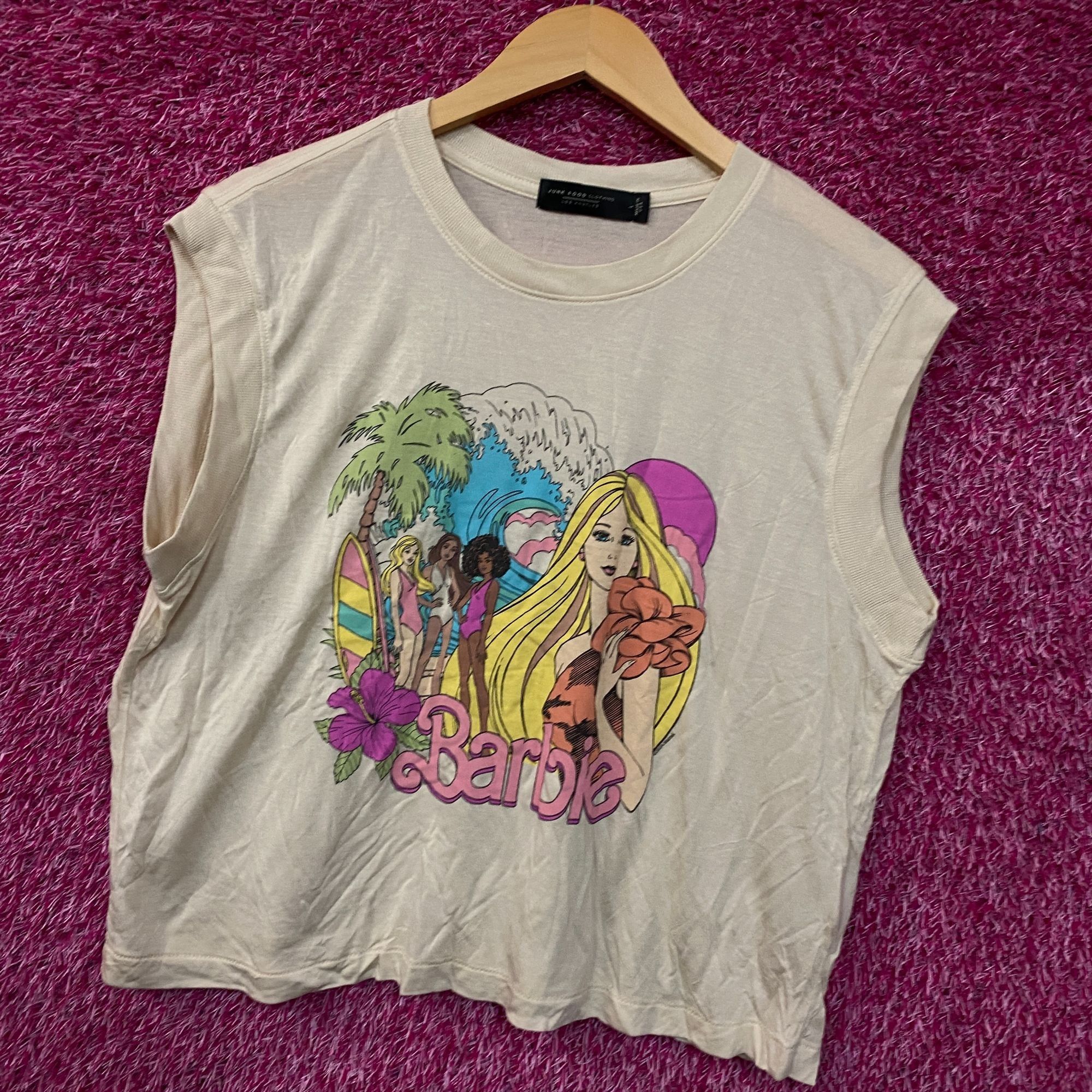 Junk Food Junk Food Clothing Women's Barbie Malibu Vintage Style Tissu Size L / US 10 / IT 46 - 3 Thumbnail