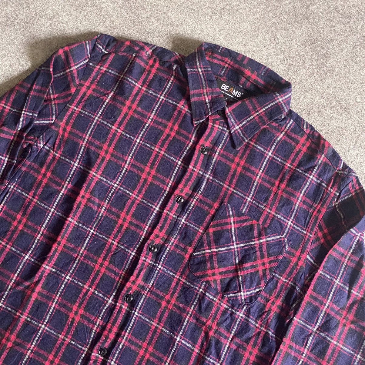 Beams Japan Beams Vintage Plaid Shirt Size US M / EU 48-50 / 2 - 2 Thumbnail