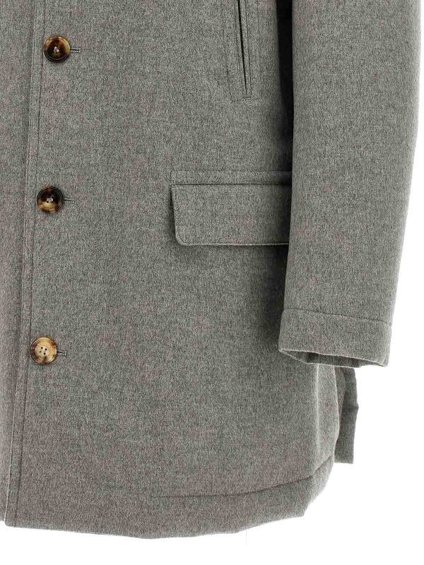 Brunello Cucinelli o1w1db10226 Cashmere Jacket in Grey Size US L / EU 52-54 / 3 - 4 Thumbnail