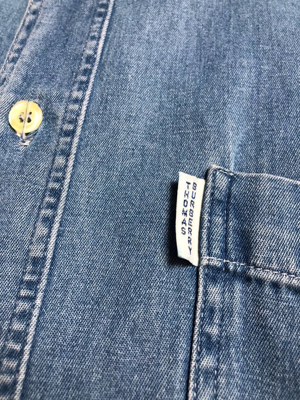 Burberry shirt denim Thomas Burberry vintage Y2K Streetwear Size US M / EU 48-50 / 2 - 4 Thumbnail