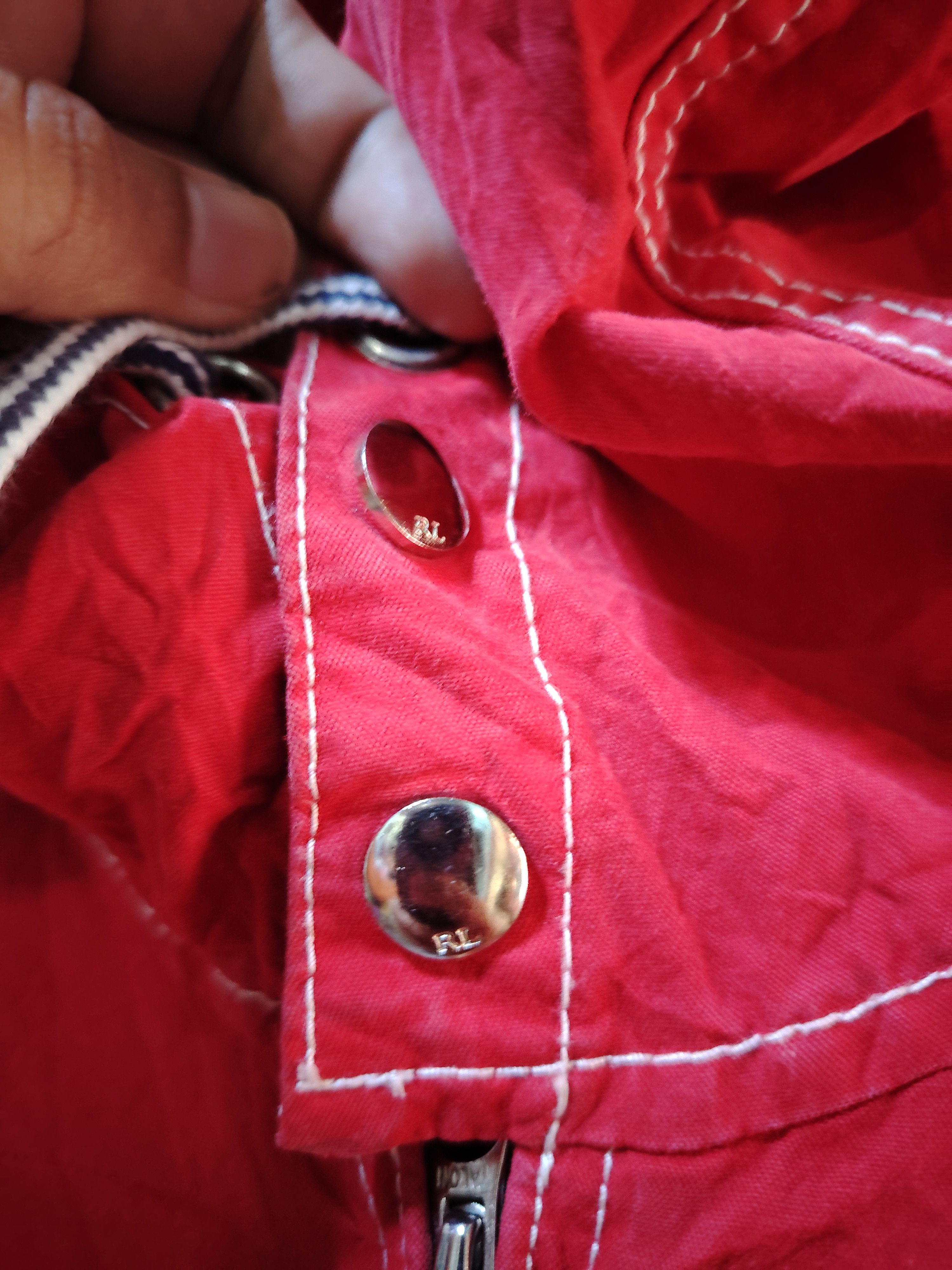 Polo Ralph Lauren Vintage 90's Talon Zipper Polo Ralph Lauren Full Zip Jacket Size US M / EU 48-50 / 2 - 6 Thumbnail