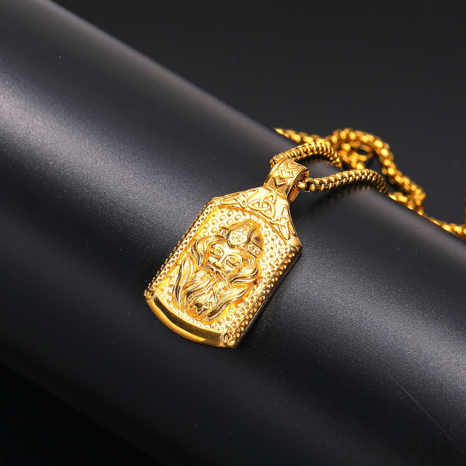 Jewelry Retro Viking Warrior Necklace Size ONE SIZE - 1 Preview