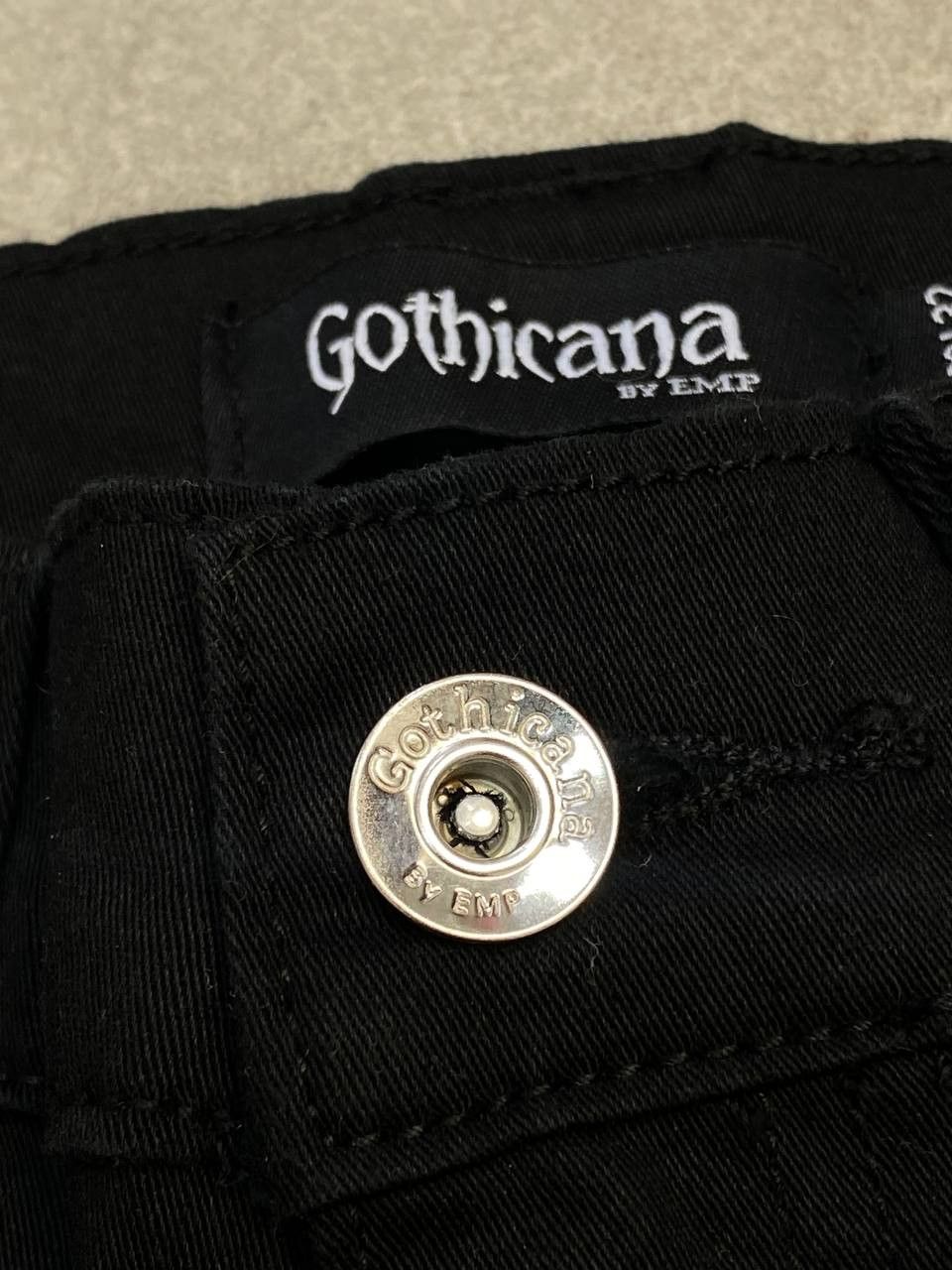 Other Gothicana by EMP Y2K Japanese Style Belted Zipper Slim Pants Size 27" / US 4 / IT 40 - 12 Thumbnail
