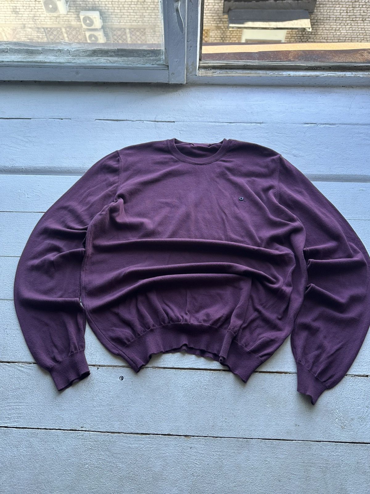 Diesel DIESEL 🚨 VNTG LIGHT SWEATER WITH LOGO D 1978 RARE Size US XXL / EU 58 / 5 - 1 Thumbnail