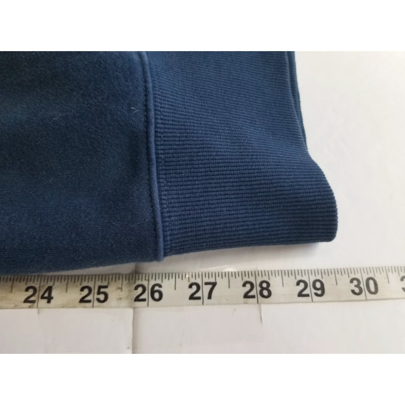 Vintage Distorted People Sweatshirt Navy Long Sleeve Crew Neck L Men's Navy Blue Pullover Fleece Solid Size L Size US L / EU 52-54 / 3 - 6 Thumbnail