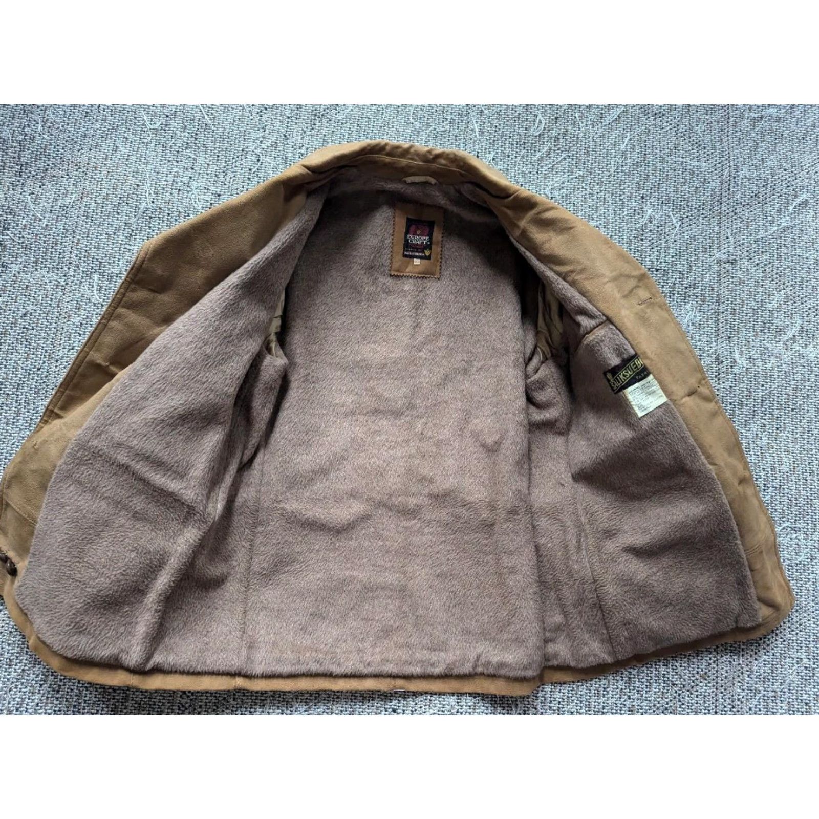 Vintage VINTAGE overcoat Shirt Mens M Brown faux suede leather belted Norfolk Sherlock 40 40 Chest 32" 22" 19" 25" 90s Size US M / EU 48-50 / 2 - 6 Thumbnail