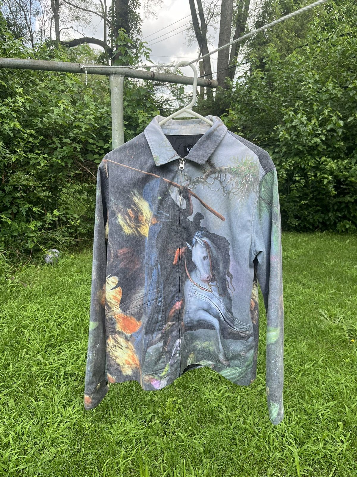RIPNDIP Fire & Desire Denim Jacket | Grailed
