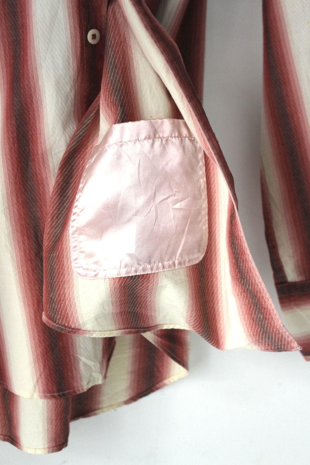PPFM SS2002 PPFM SECRET POCKET OMBRÉ STRIPE WESTERN SHIRT Size US M / EU 48-50 / 2 - 10 Thumbnail