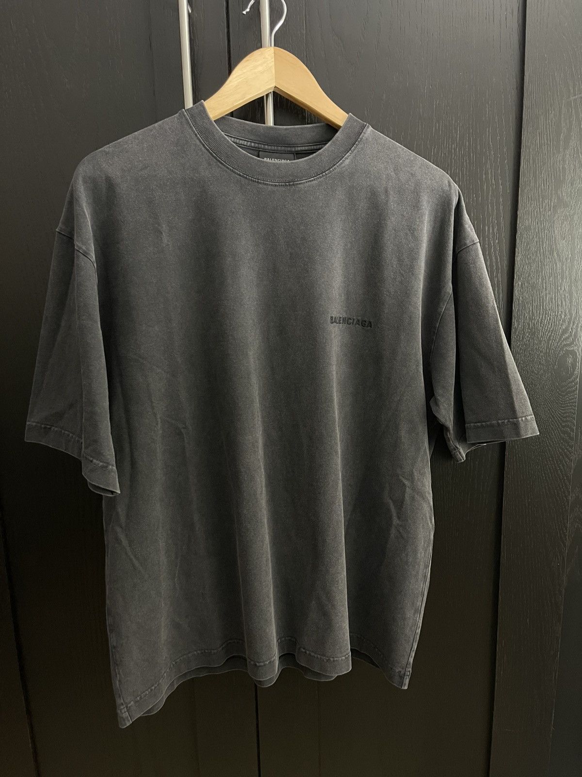 Balenciaga Vintage Black Embroidered T Size US S / EU 44-46 / 1 - 1 Thumbnail