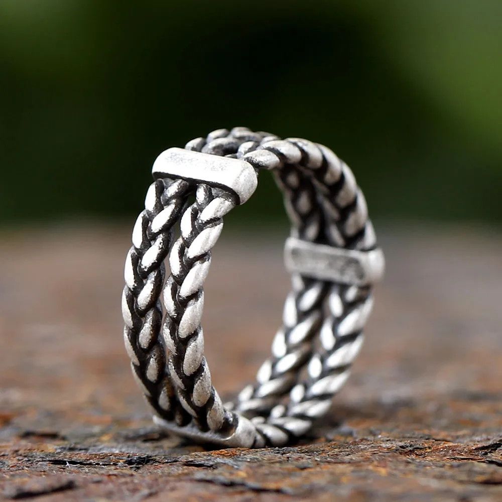 Jewelry Weave Simple Rings Size ONE SIZE - 3 Thumbnail