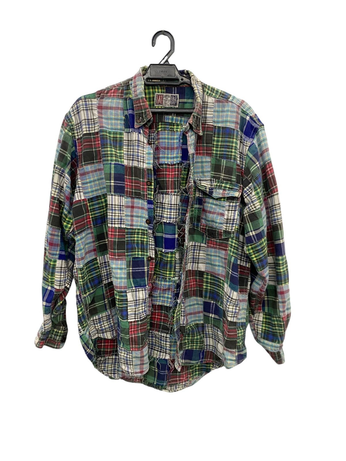 Japanese Brand JAPAN BRAND SHIRT PATCHWORK BUTTON UP Size US M / EU 48-50 / 2 - 1 Thumbnail